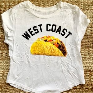 West Coast Taco Tee Shirt - Little Girls - SIZE 8